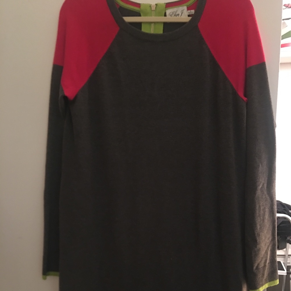 COPY - Charcoal grey sweater dress by Eliza J, si…